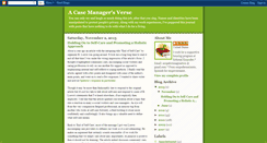 Desktop Screenshot of casemanagersverse.blogspot.com