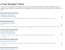 Tablet Screenshot of casemanagersverse.blogspot.com