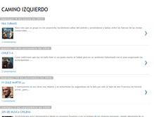 Tablet Screenshot of caminoizquierdo.blogspot.com