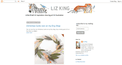 Desktop Screenshot of lizkingillustration.blogspot.com