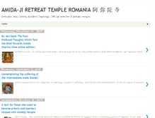 Tablet Screenshot of amida-ji-retreat-temple-romania.blogspot.com