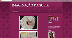 Desktop Screenshot of imaginacaodasofia.blogspot.com
