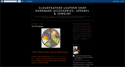 Desktop Screenshot of cloudfeatherleather.blogspot.com