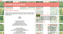 Desktop Screenshot of inlovewithpostcards.blogspot.com
