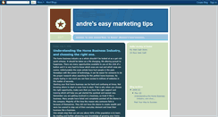 Desktop Screenshot of andreseasymarketingtips.blogspot.com