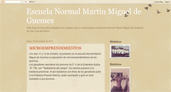 Desktop Screenshot of escuelanormaldesanluisdelpalmar.blogspot.com