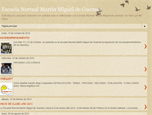 Tablet Screenshot of escuelanormaldesanluisdelpalmar.blogspot.com