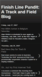 Mobile Screenshot of finishlinepundit.blogspot.com