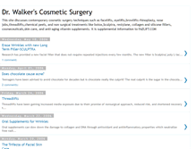 Tablet Screenshot of drwalkerscosmeticsurgery.blogspot.com