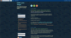Desktop Screenshot of callelunatango.blogspot.com