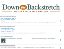 Tablet Screenshot of downthebackstretch.blogspot.com