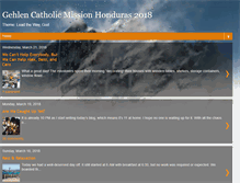 Tablet Screenshot of gehlenmissionhonduras.blogspot.com