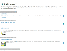 Tablet Screenshot of nickwellesart.blogspot.com
