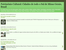 Tablet Screenshot of patrimonioculturalsulmineiro.blogspot.com