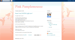 Desktop Screenshot of prettypinkpamplemousse.blogspot.com