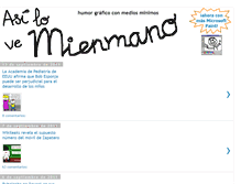 Tablet Screenshot of mienmano.blogspot.com