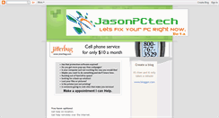 Desktop Screenshot of jasonpctech.blogspot.com