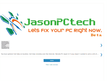 Tablet Screenshot of jasonpctech.blogspot.com