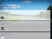 Tablet Screenshot of deannaspapercrafts.blogspot.com