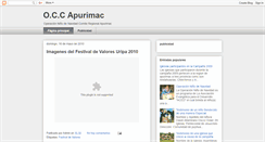 Desktop Screenshot of occapurimac.blogspot.com