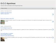 Tablet Screenshot of occapurimac.blogspot.com