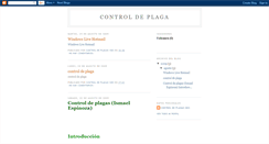 Desktop Screenshot of controldeplagaises.blogspot.com