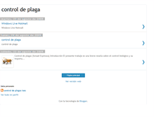 Tablet Screenshot of controldeplagaises.blogspot.com