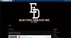 Desktop Screenshot of electricdreamsinc.blogspot.com