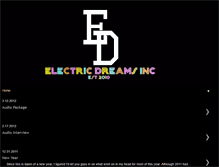 Tablet Screenshot of electricdreamsinc.blogspot.com