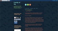 Desktop Screenshot of familyofsixgoingtoethiopia.blogspot.com