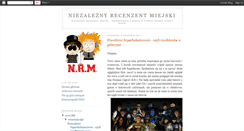 Desktop Screenshot of niezaleznyrecenzentmiejski.blogspot.com