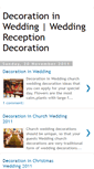 Mobile Screenshot of decorationinwedding.blogspot.com