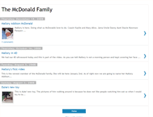 Tablet Screenshot of mcdonaldfamily08.blogspot.com