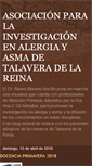 Mobile Screenshot of investigacionalergiayasmatalavera.blogspot.com