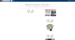 Desktop Screenshot of moneymakingonline2.blogspot.com