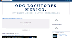 Desktop Screenshot of odglocutoresmexico.blogspot.com