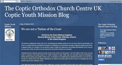 Desktop Screenshot of copticyouthuk.blogspot.com