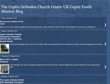 Tablet Screenshot of copticyouthuk.blogspot.com