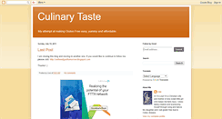 Desktop Screenshot of culinarytaste.blogspot.com
