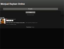 Tablet Screenshot of onlinerayban.blogspot.com