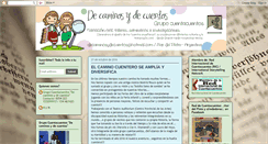 Desktop Screenshot of decaminosydecuentos.blogspot.com