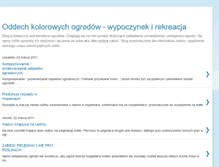 Tablet Screenshot of ogrodyrekreacja.blogspot.com