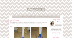 Desktop Screenshot of cushycottage.blogspot.com