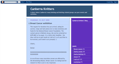 Desktop Screenshot of canberraknitters.blogspot.com