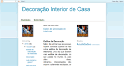 Desktop Screenshot of decoracaointeriordecasa.blogspot.com