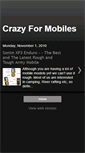 Mobile Screenshot of crazy4mobiles.blogspot.com