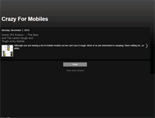 Tablet Screenshot of crazy4mobiles.blogspot.com