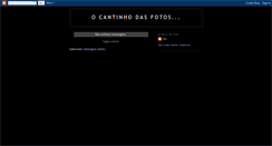 Desktop Screenshot of ocantinhodasfotos.blogspot.com