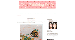 Desktop Screenshot of ccsstitchingdiary.blogspot.com