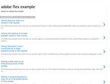 Tablet Screenshot of flexexample.blogspot.com